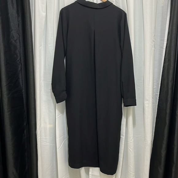 Frank & Oak Modest Black Maxi Dress with Pockets - Picture 4 of 4
